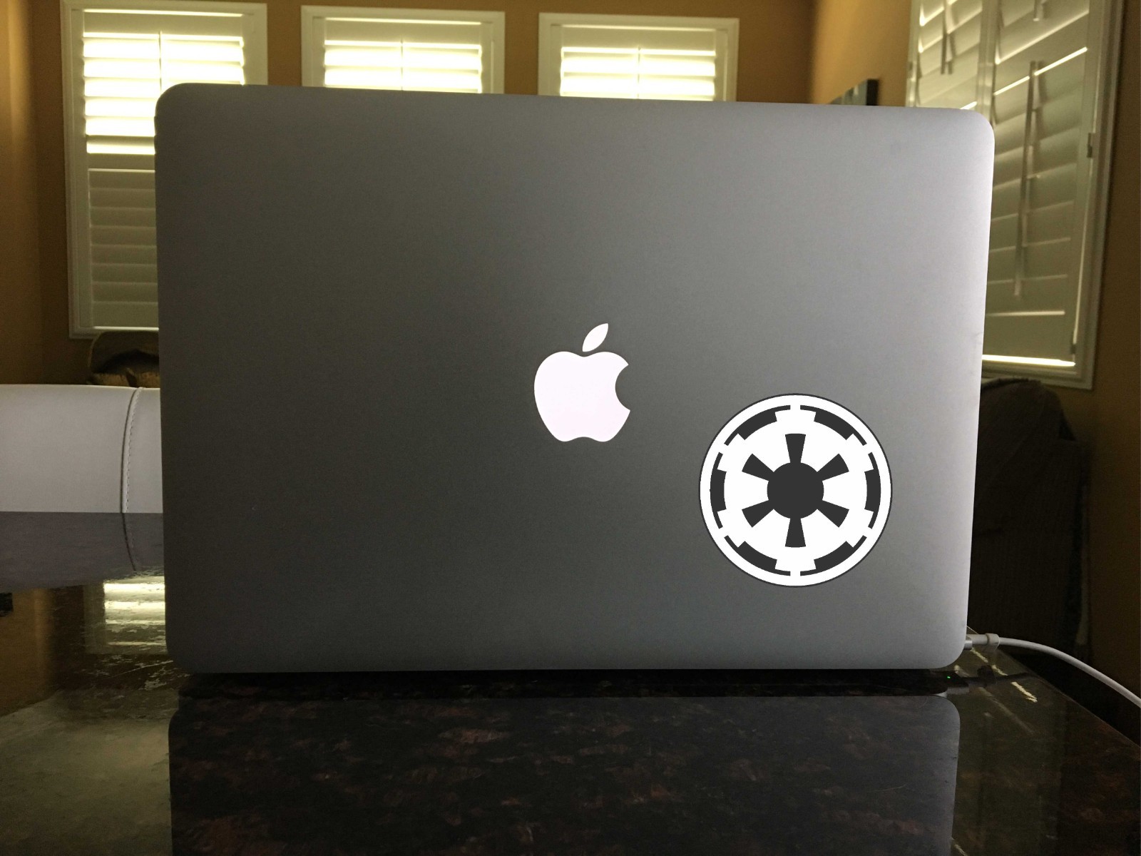 03-01 Empire Symbol Star Wars Sticker Decal Death Star Sith Jedi UV DTF Custom
