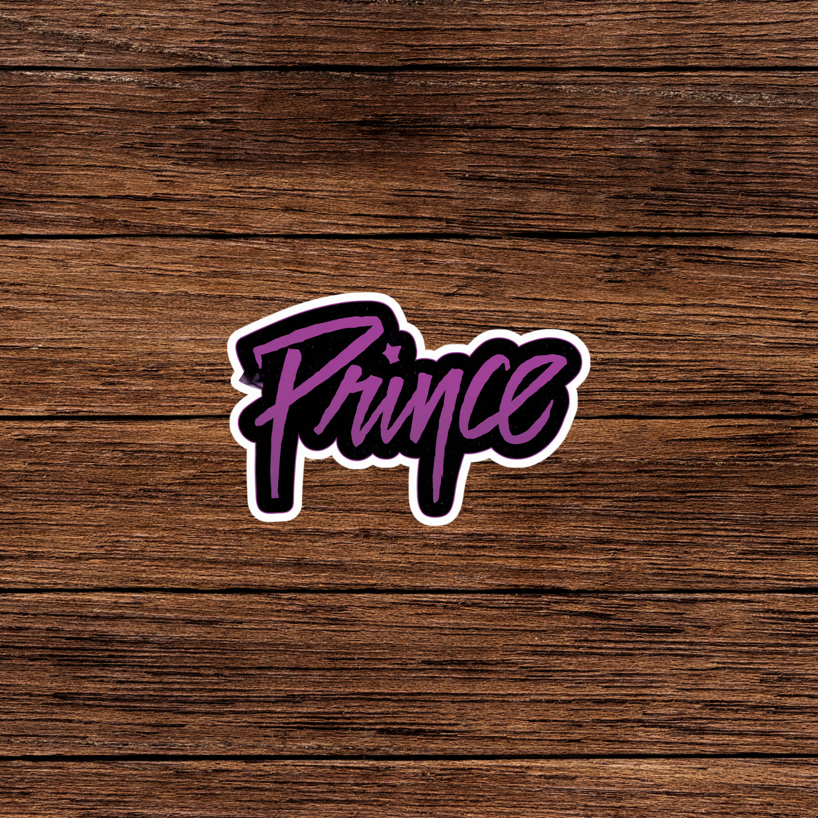 Prince Purple Retro Music Artist Sticker – 80s Pop Icon Decal #2346