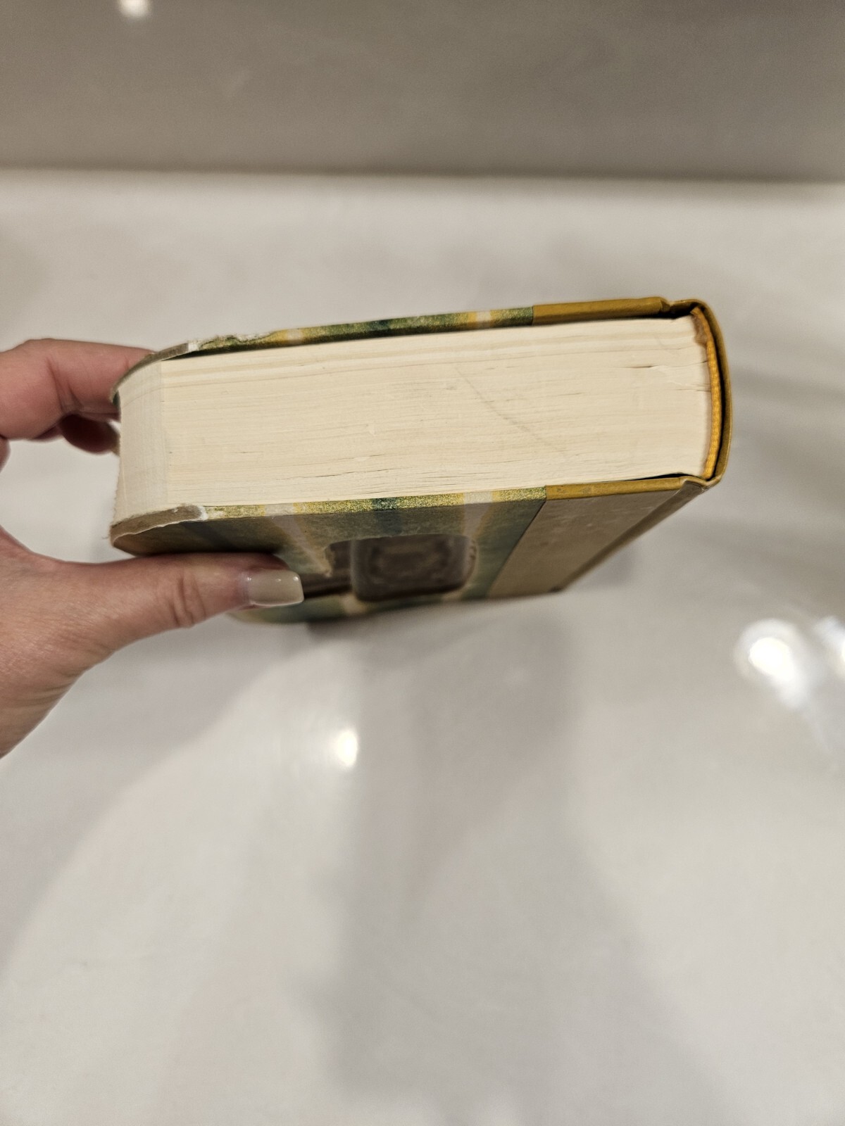“C” Decor Letter: Cutout From A Book – Reader’s Digest Condensed Books –