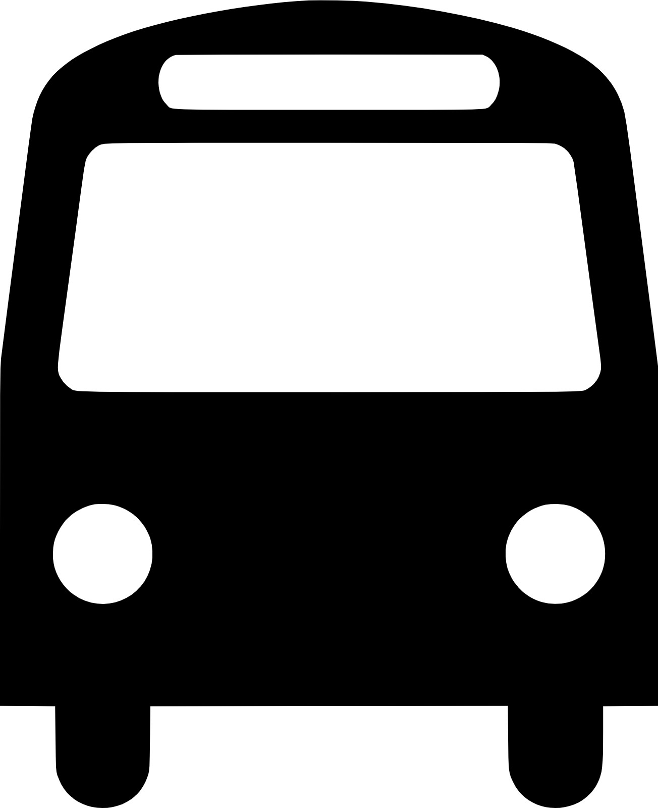 New Bus School Transit Vinyl Decal for walls crafts stanley gifts for drivers