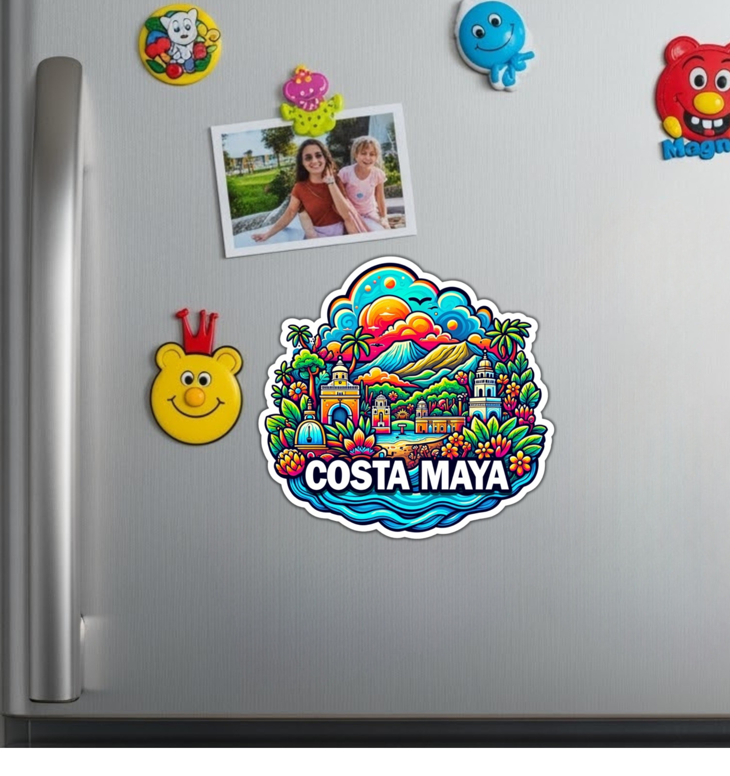 Costa Maya Mexico Fridge Magnet or Laptop Sticker