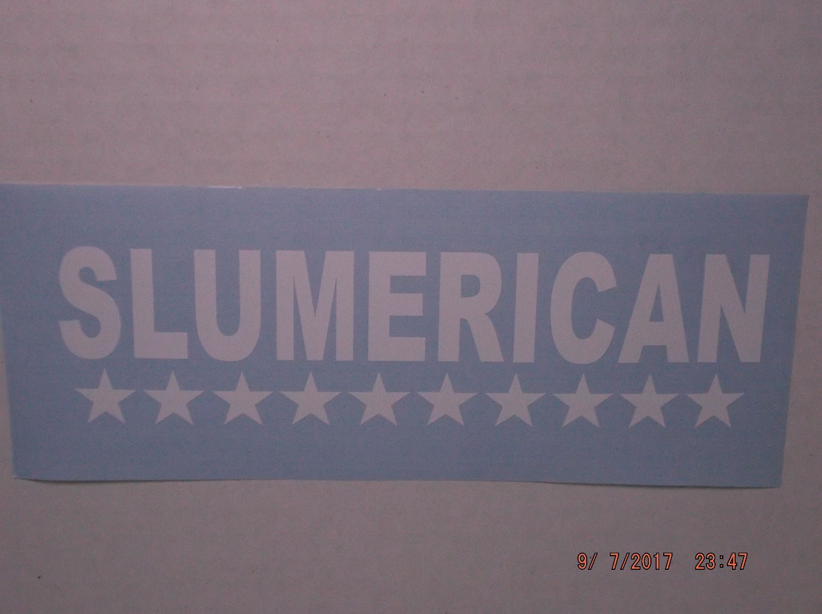 SLUMERICAN,YELAWOLF, Decal, LOGO MANY SIZES and COLORS TO CHOOSE FROM