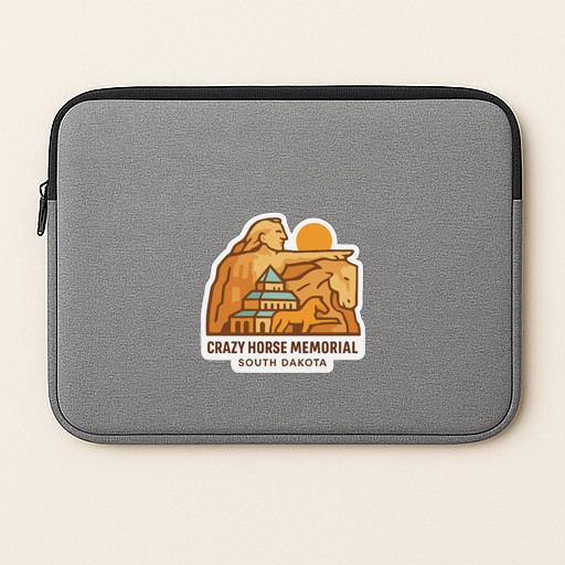 Crazy Horse Memorial South Dakota Iron On Heat Transfer Vinyl HTV Symbolic