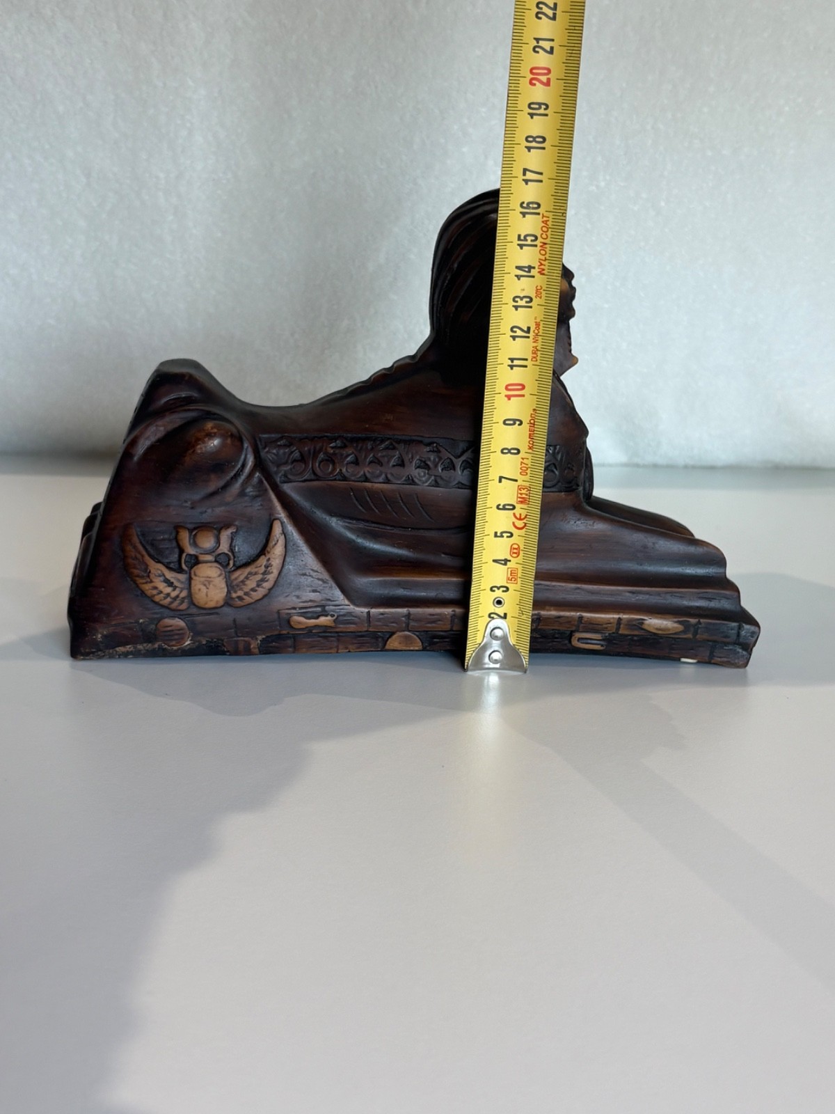Egyptian Sphinx Statue Pharaoh Figurine Vintage Style Resin Home Decor