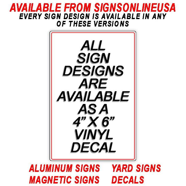 Delivery Instructions Deliver Boxes To Back Door Metal Sign / Magnetic Sign /