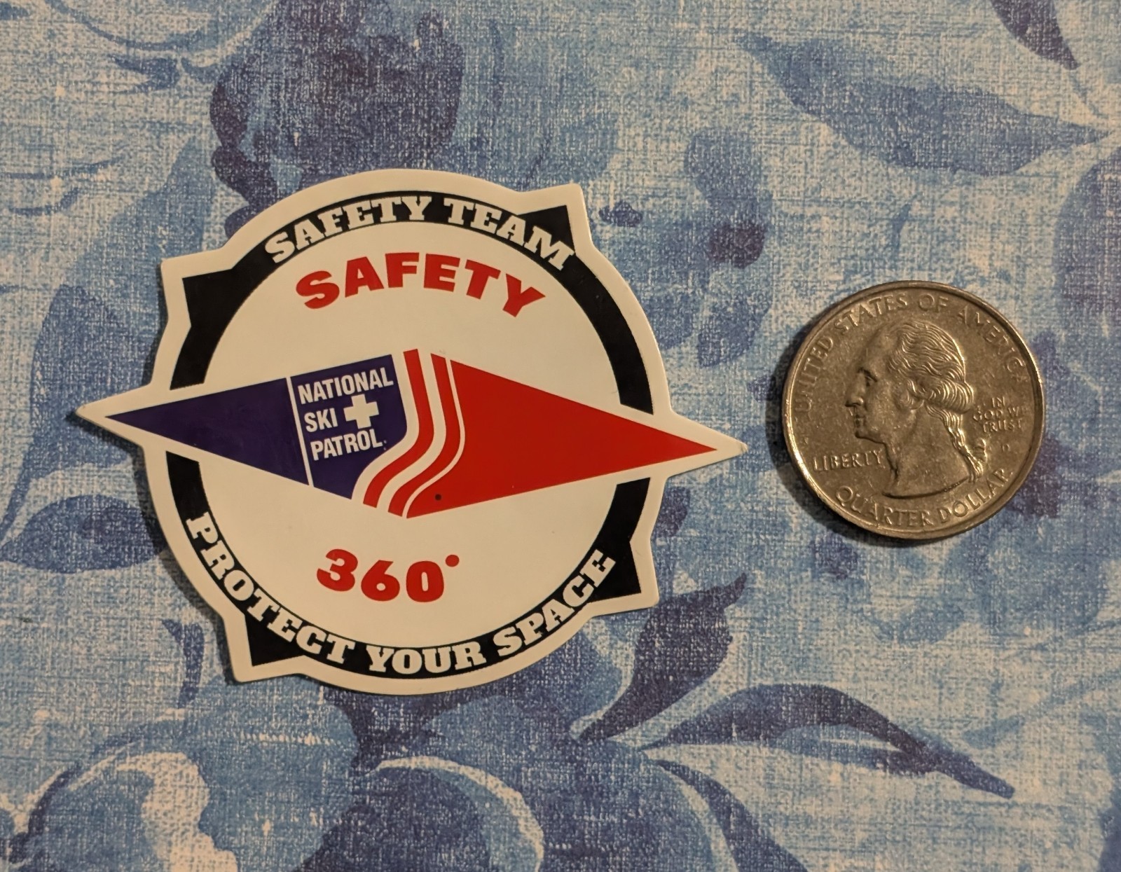 National Ski Patrol Sticker – 360 Degree Safety Team Protect Your Space Decal