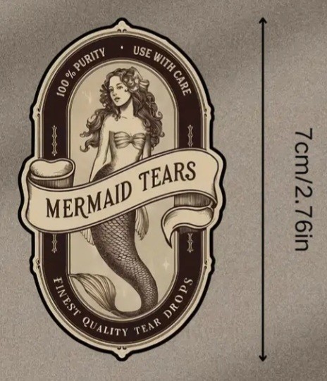 Mermaid Tears Vinyl Decal