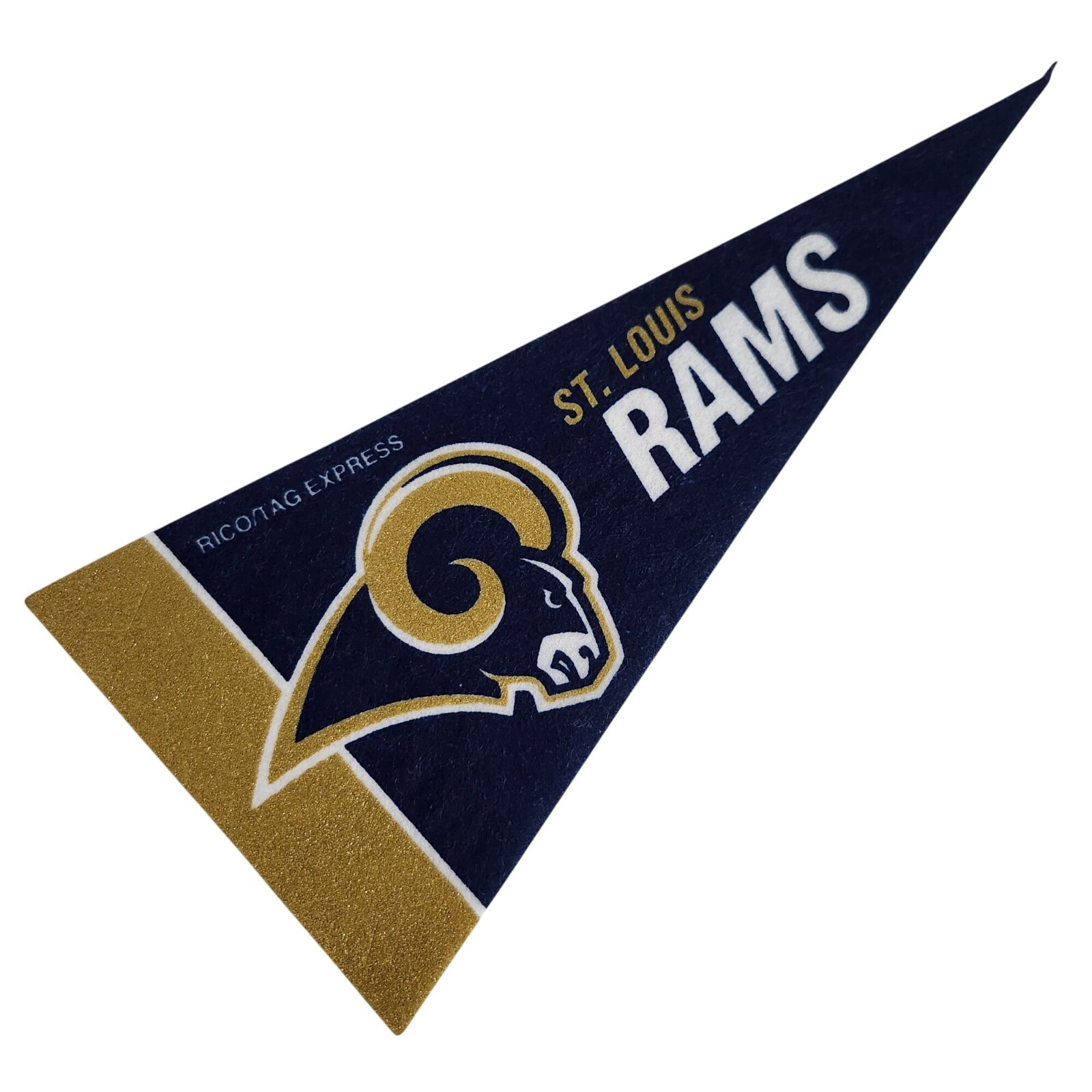 St Louis Rams NFL Football 4×9 Inch Mini Pennant Banner Flag Rico Tag