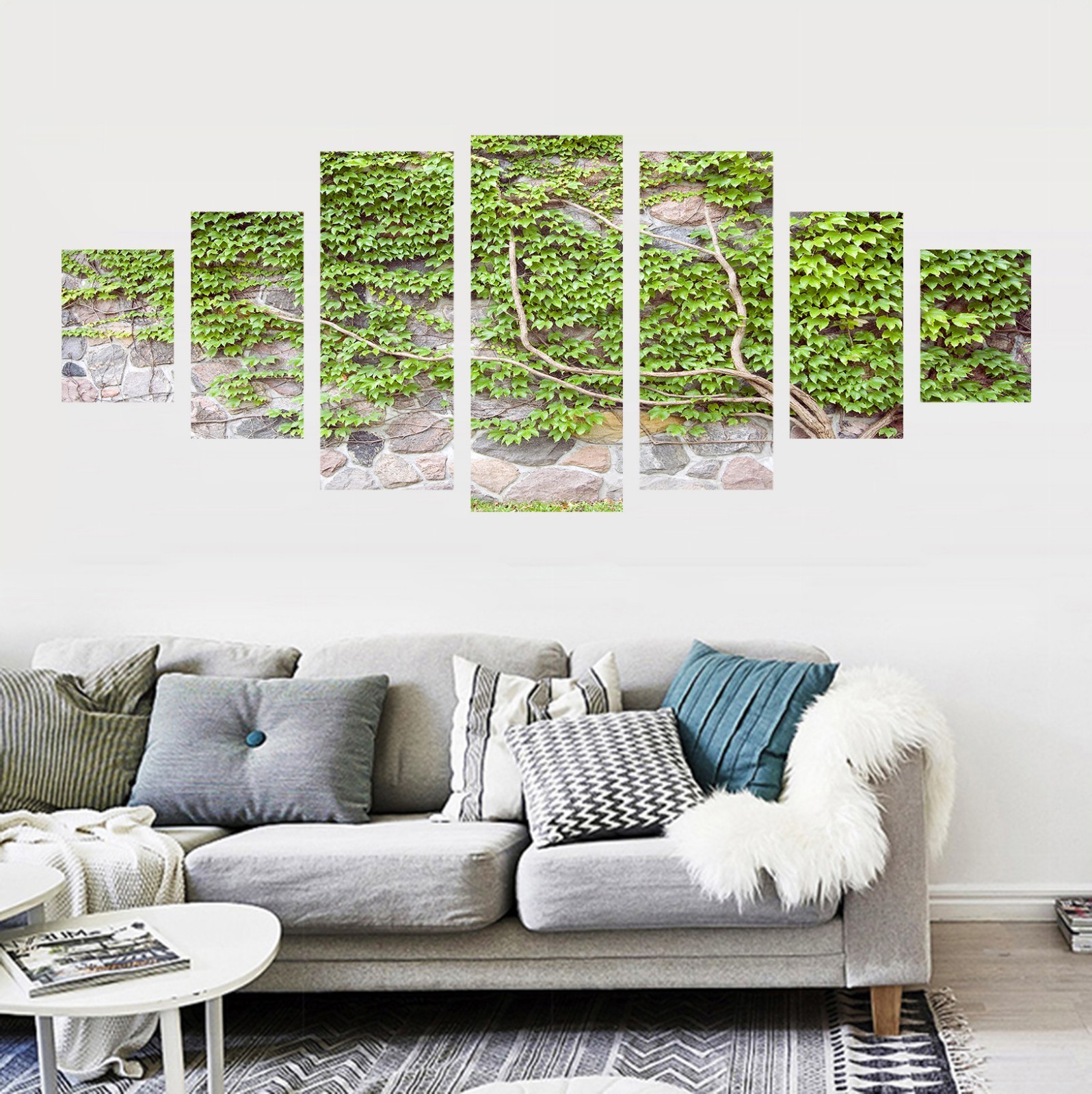 3D Green Leaf Tree 667 Unframed Print Wall Paper Decal Wall Deco Indoor AJ Wall