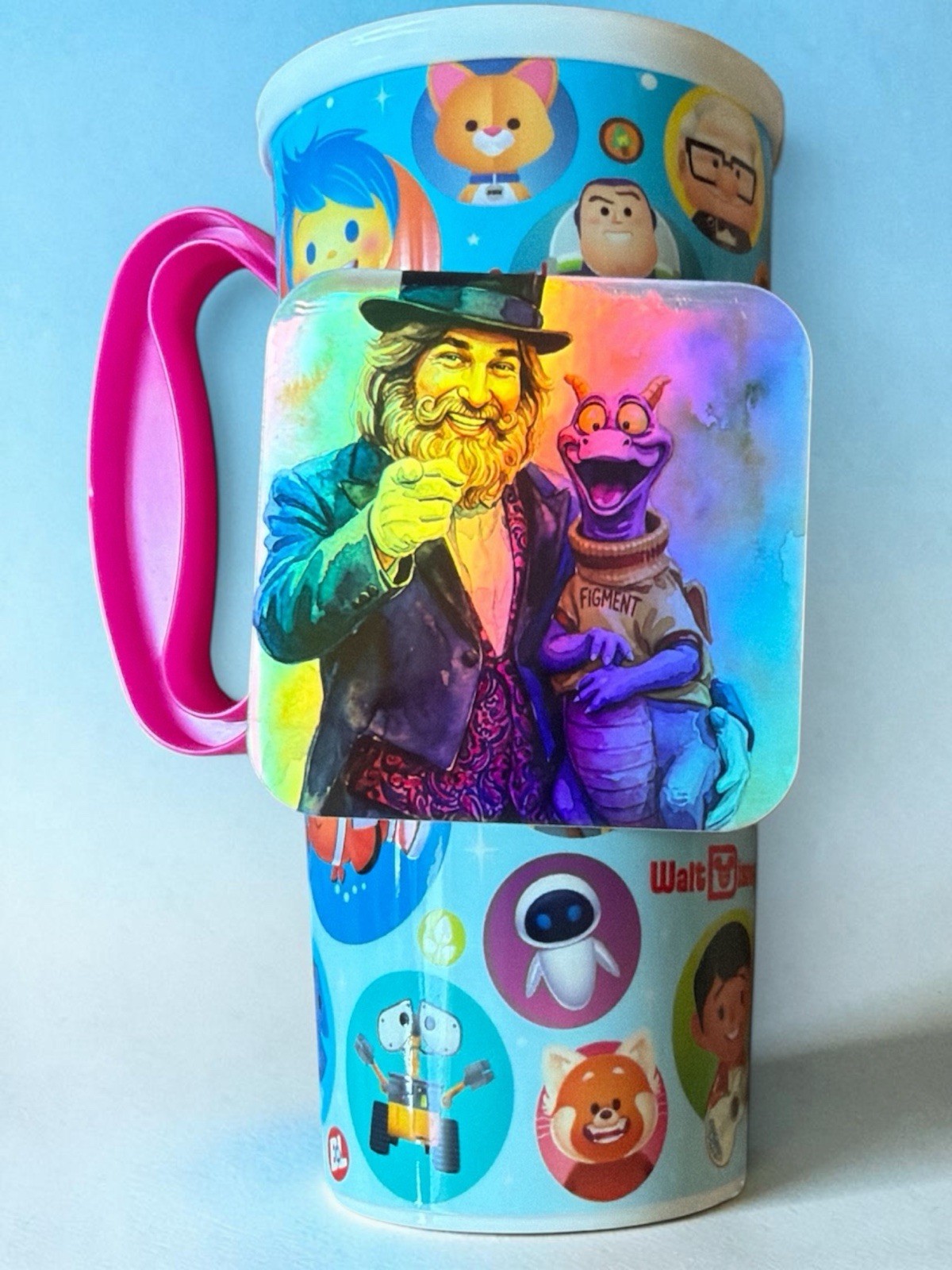 Dreamfinder Figment 3×3 Square Hologram Sticker Made Charleston SC FREE SHIPPING