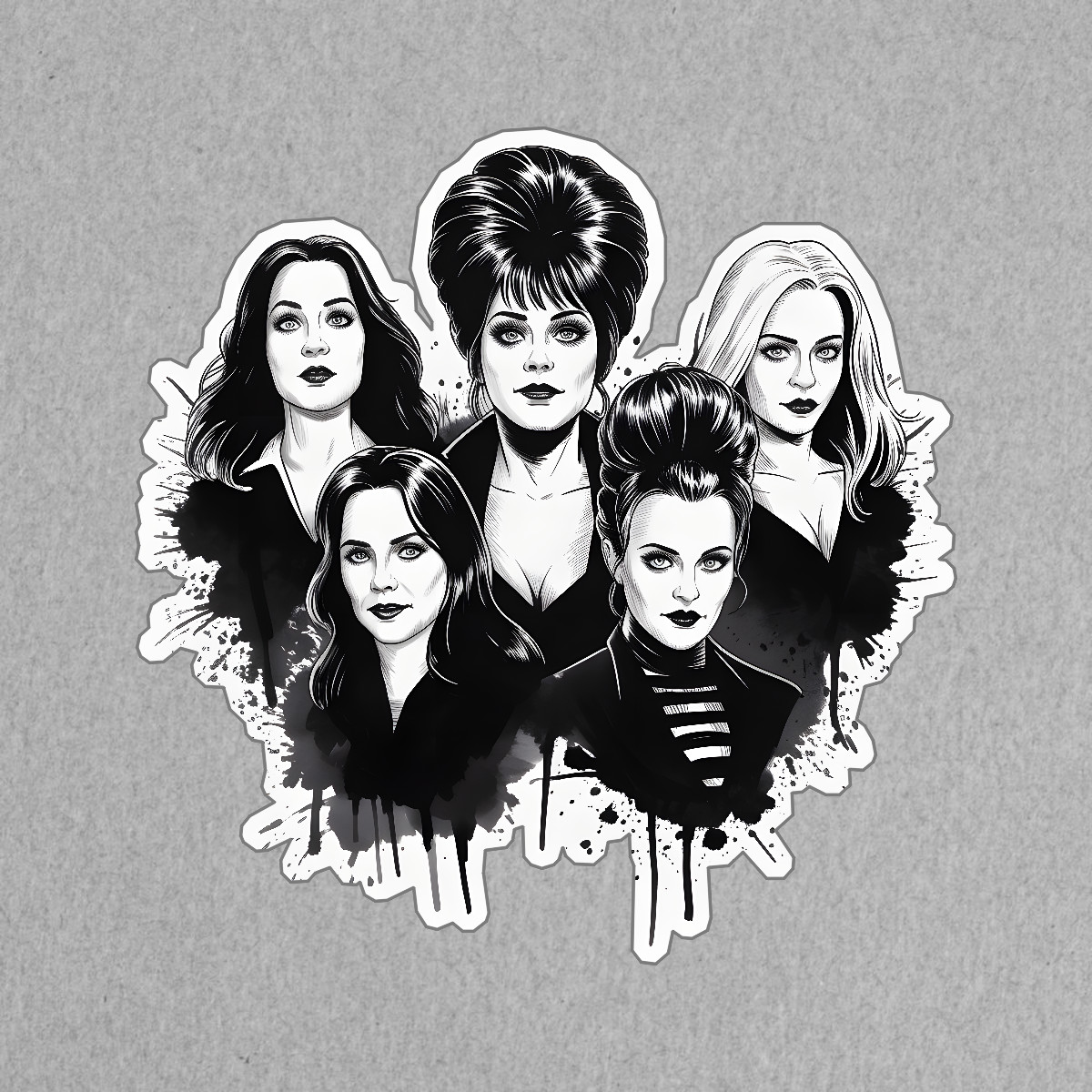 Edgy Vintage Be One of Us Sticker Lost Since 87 Pop Culture #9045