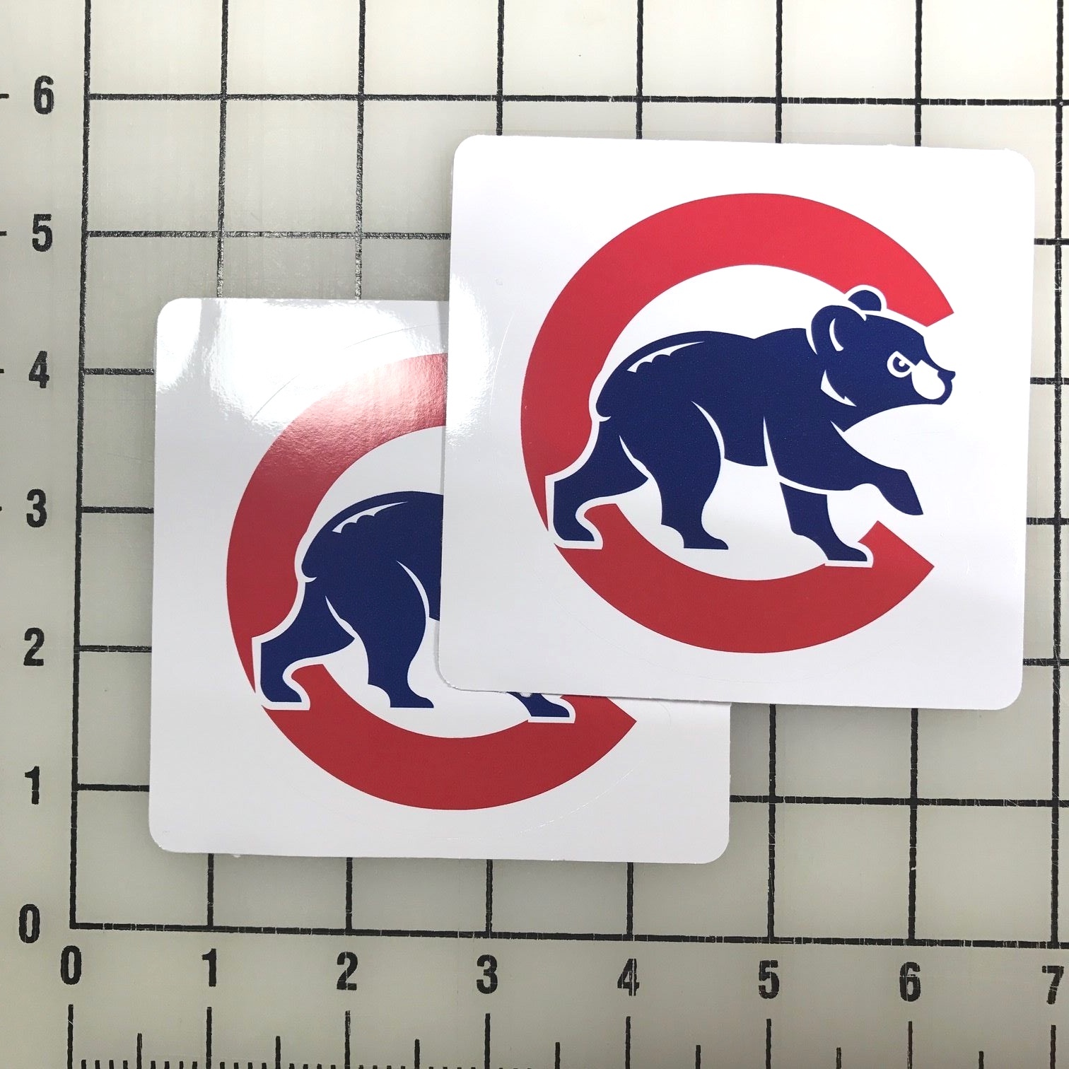 Chicago Cubs 3.5" Wide VInyl Decal Sticker – BOGO