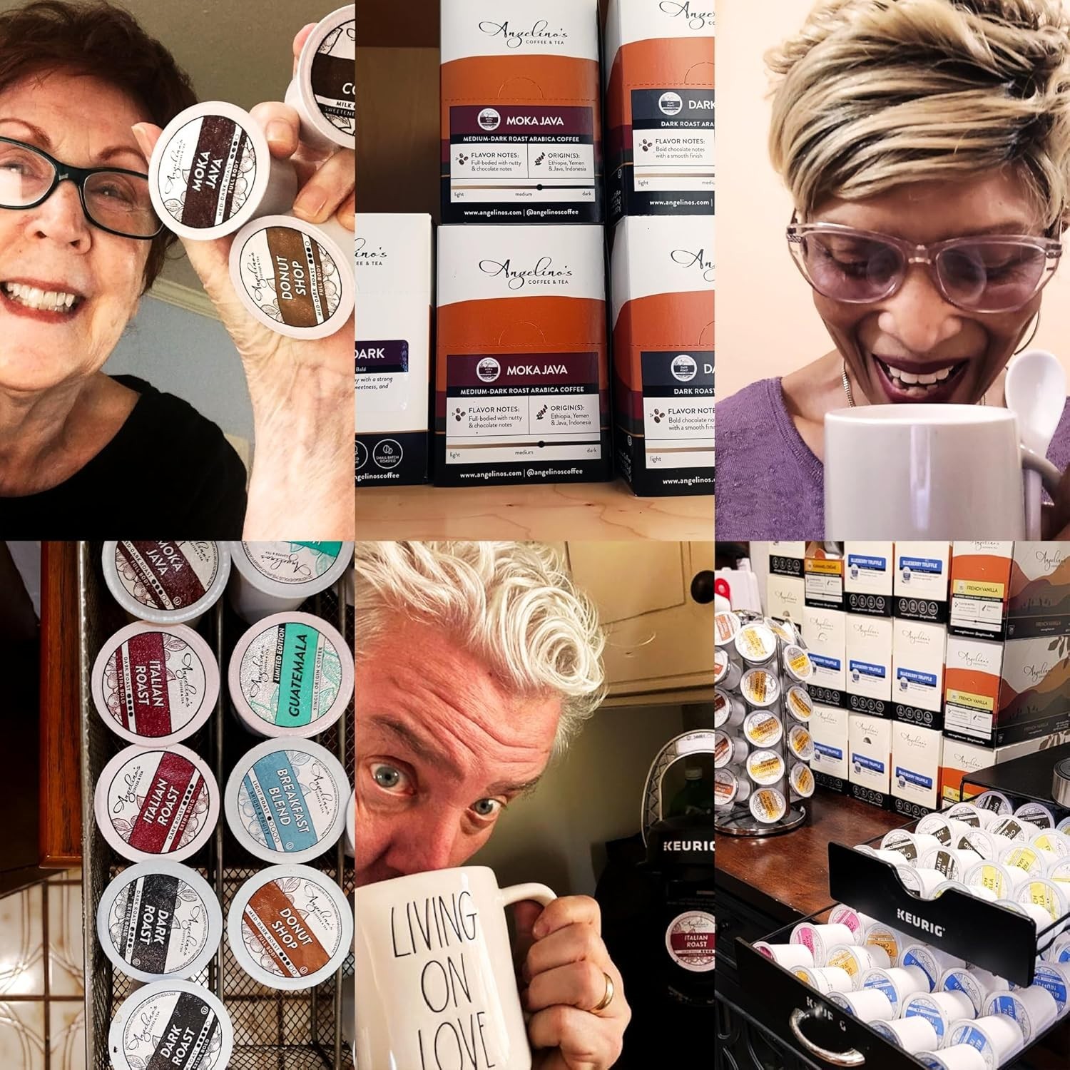 96 Count For Keurig 2.0 K-Cup Brewers Dark Roast Variety