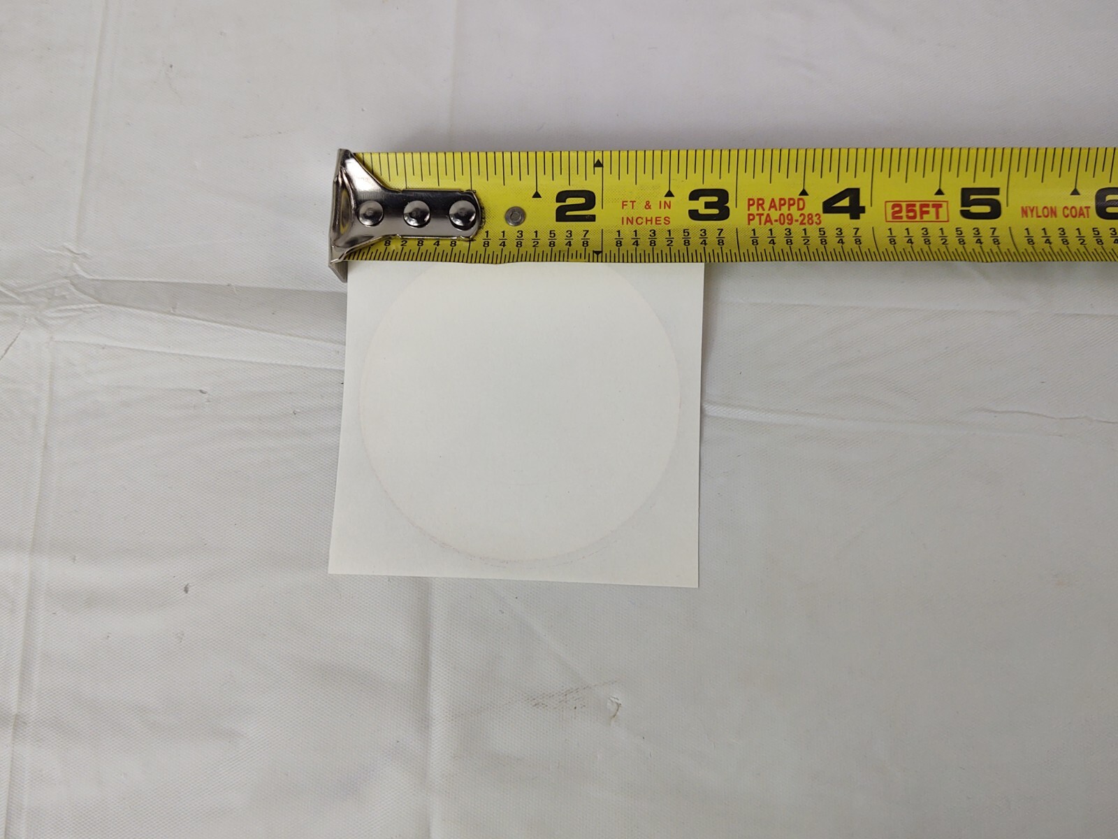 No Syringe Needles Round Trash Can Receptacle Stickers 12 Individual Stickers