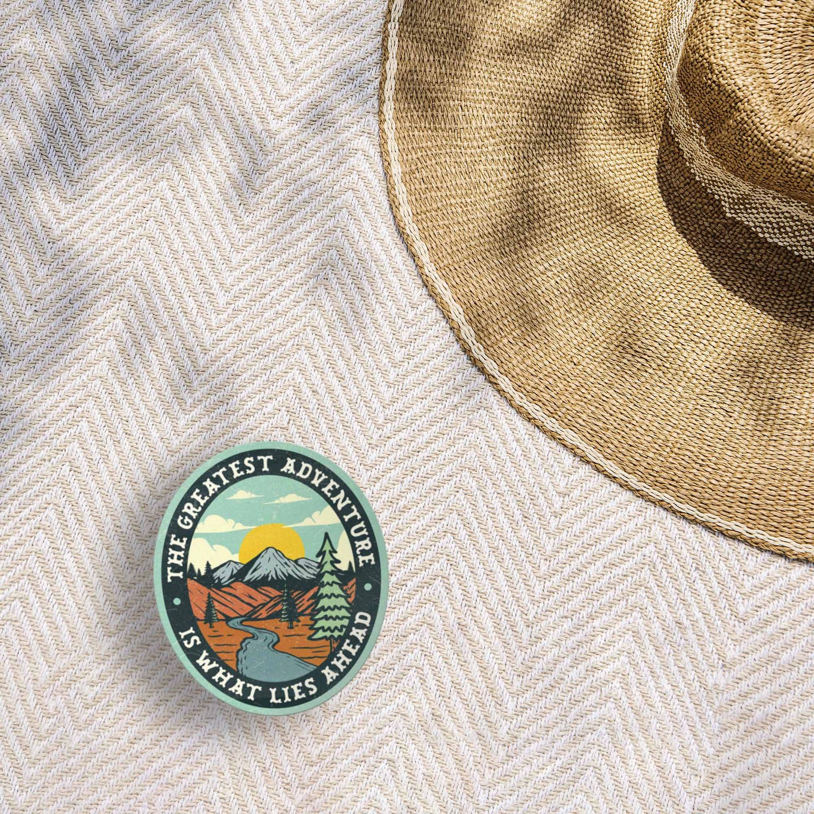 The Greatest Adventure Is What Lies Ahead Sticker