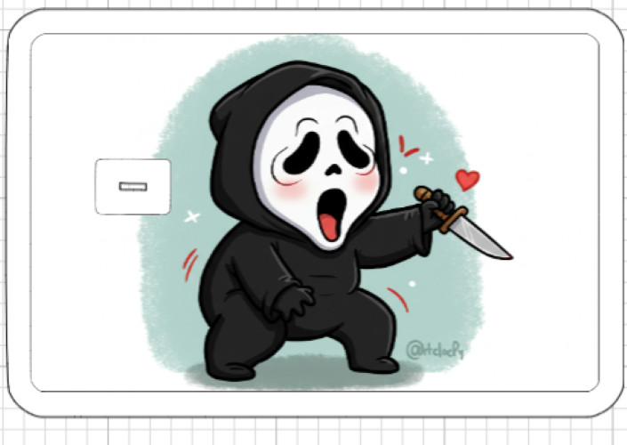 Baby Horror ATM Credit Debit Card Skin Sticker Pennywise Michael Jason Halloween