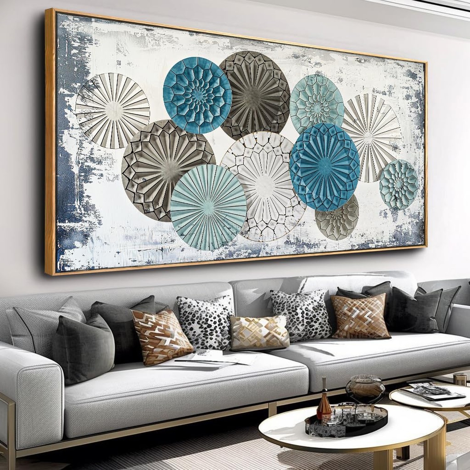 Wall Art Colorful Floral Rustic Wall Decor Canvas Painting Abstract Wall Art …