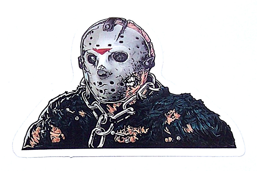 Friday the 13th – Cut Sticker Decal Movie Horror Film JASON Camp Crystal Lake