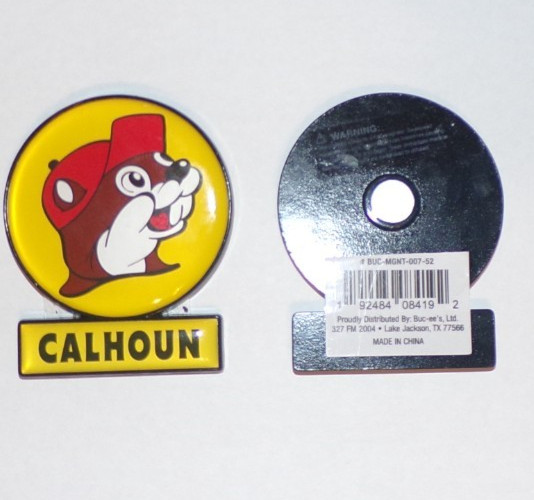 Buc-ee's Beaver Lollipop Logo Magnet Calhoun Georga Store