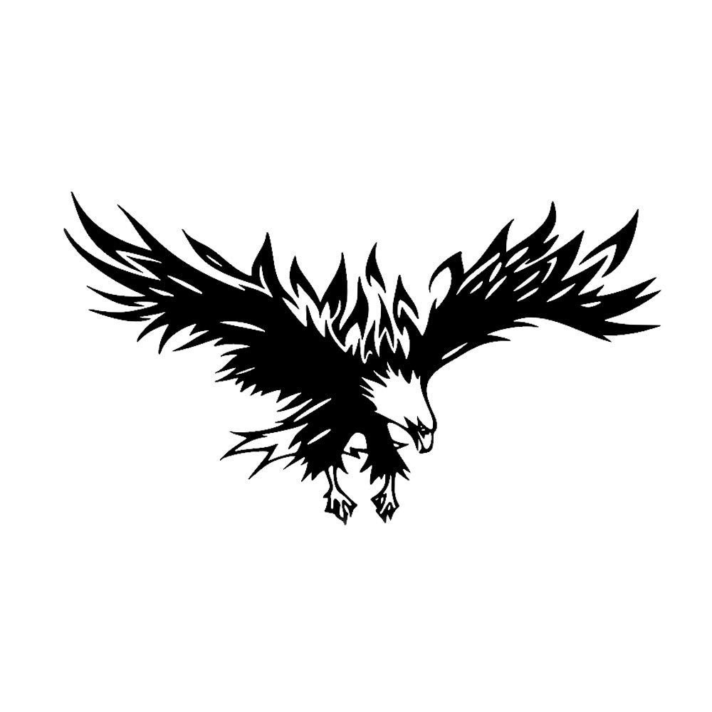 Black Car Decals Vinyl Stickers for Trucks, SUVs, RVs, and Cars 1 Pack