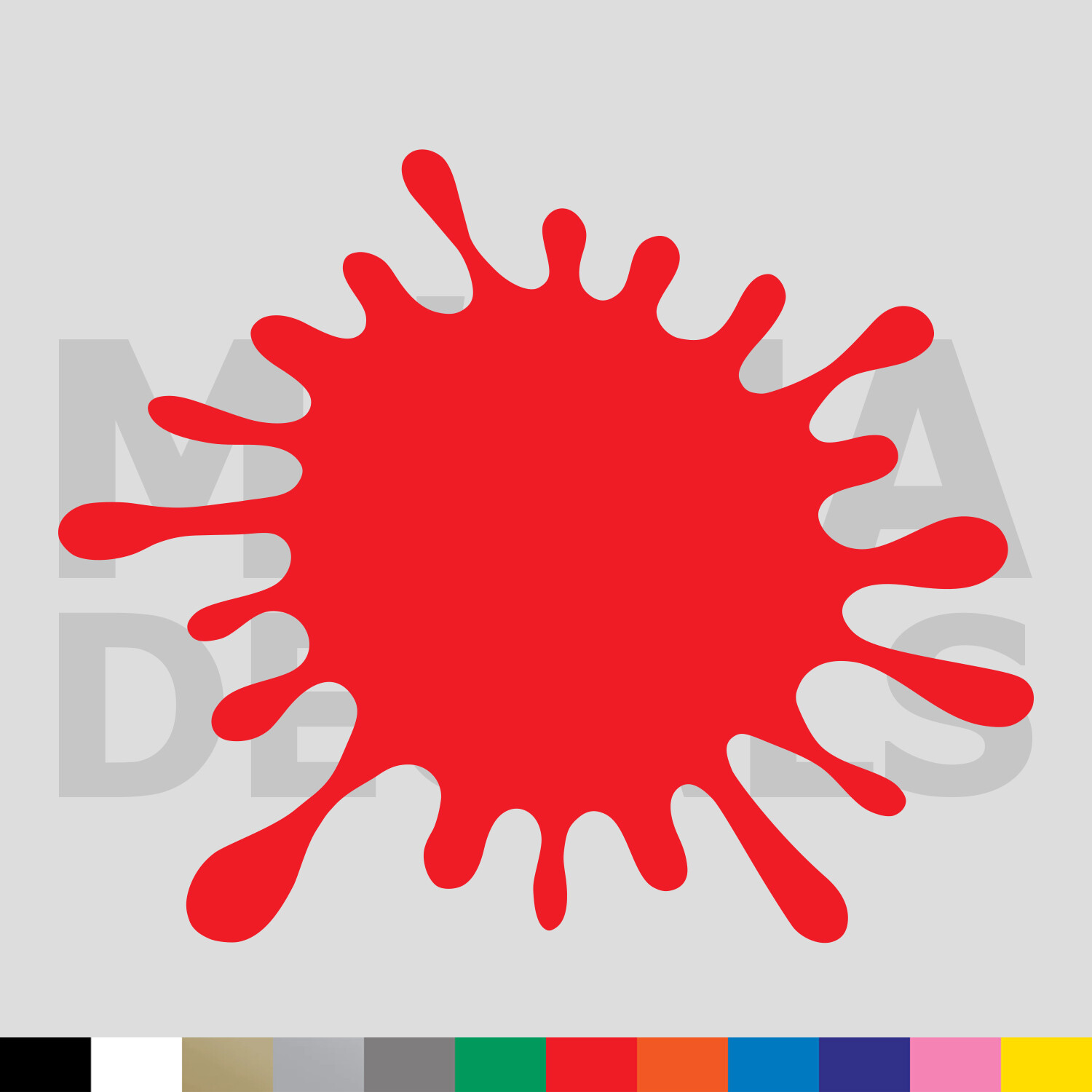 Paint Splash Vinyl Die Cut Decal Sticker – Ink Blood Splatter