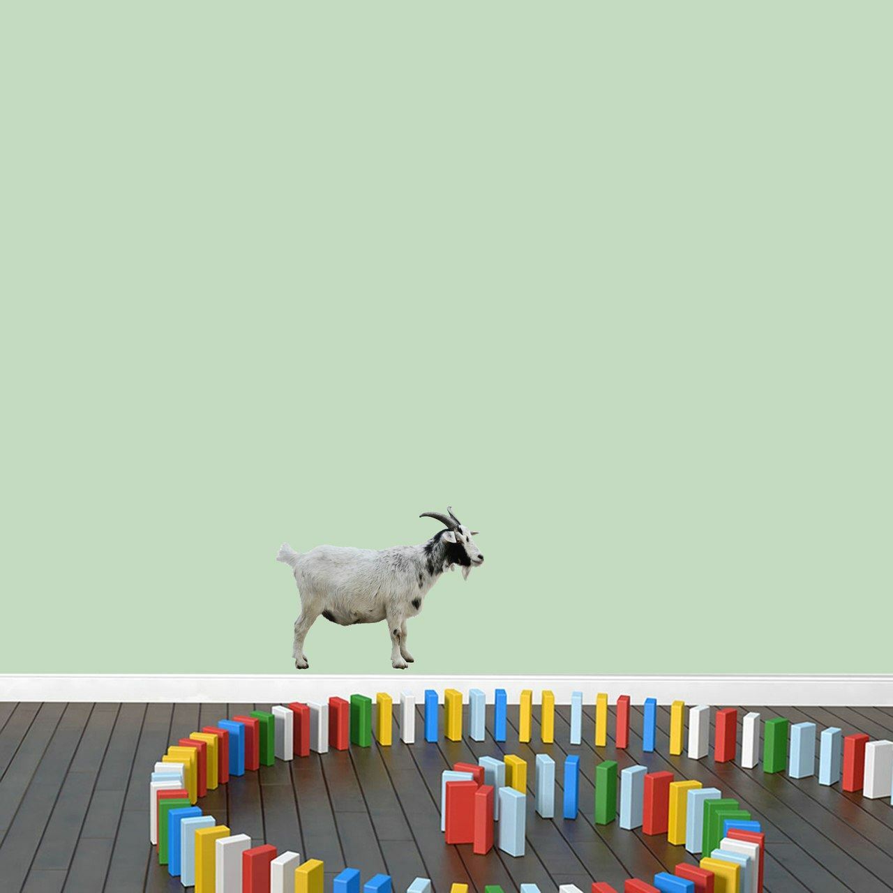 Real Life Goat Printed Wall Decal – Animals, Kids, Nursery, Playroom, Classroom