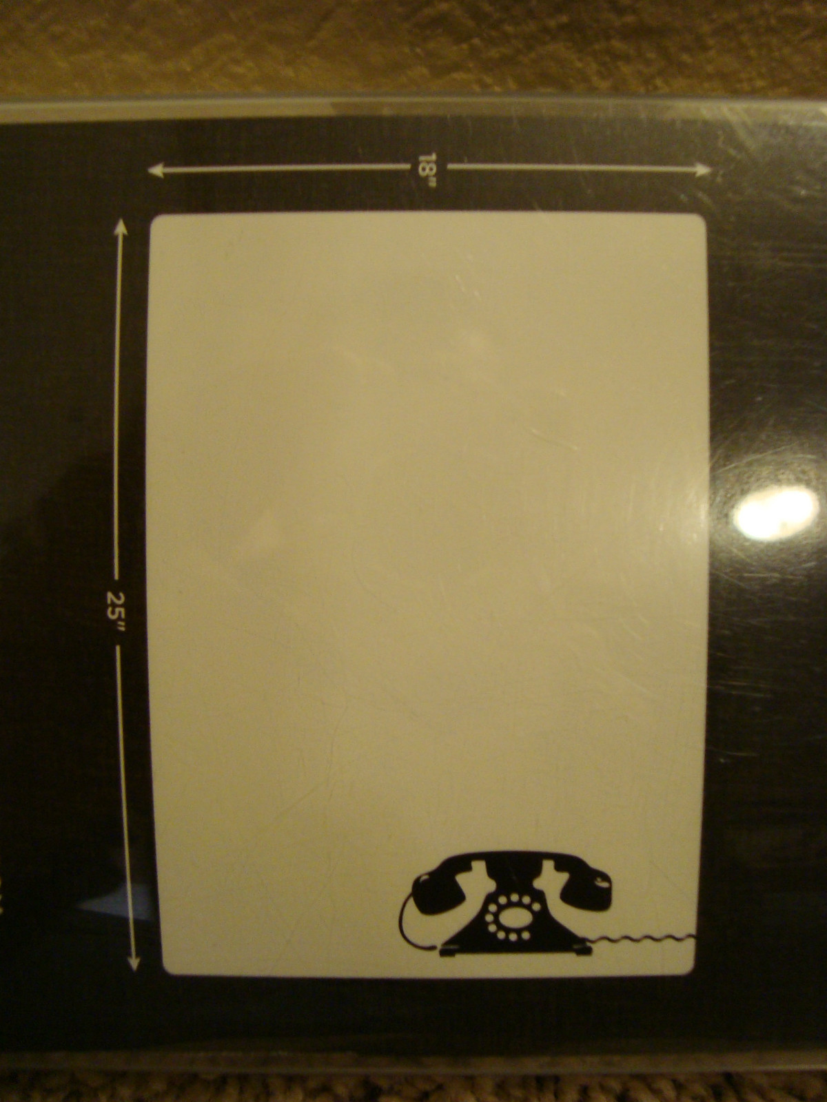 DRY ERASE WALL ACCENTS DESIGNER WALL ORGANIZER PHONE New in Box