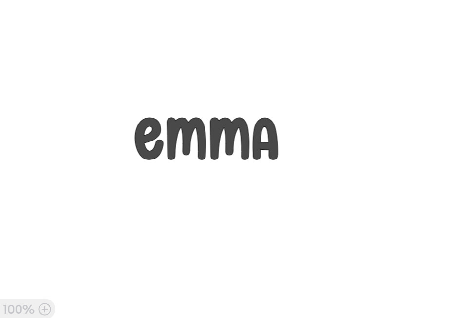 New Emma Personalized Name Vinyl Decal for Cups tumblers Crafts walls Phones