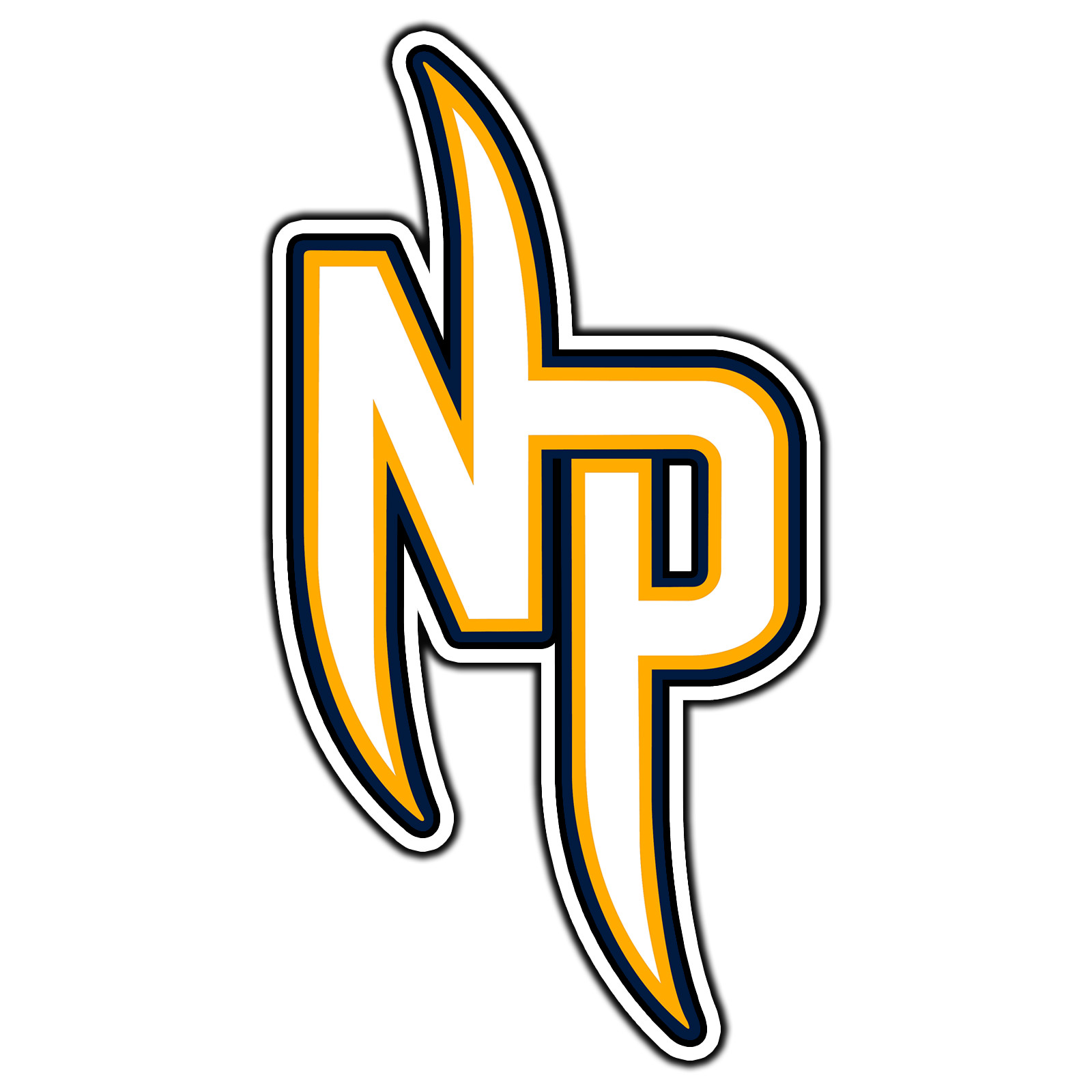 Nashville Predators Lettering Logo #20 Hockey Fan Sticker Waterproof Vinyl Decal