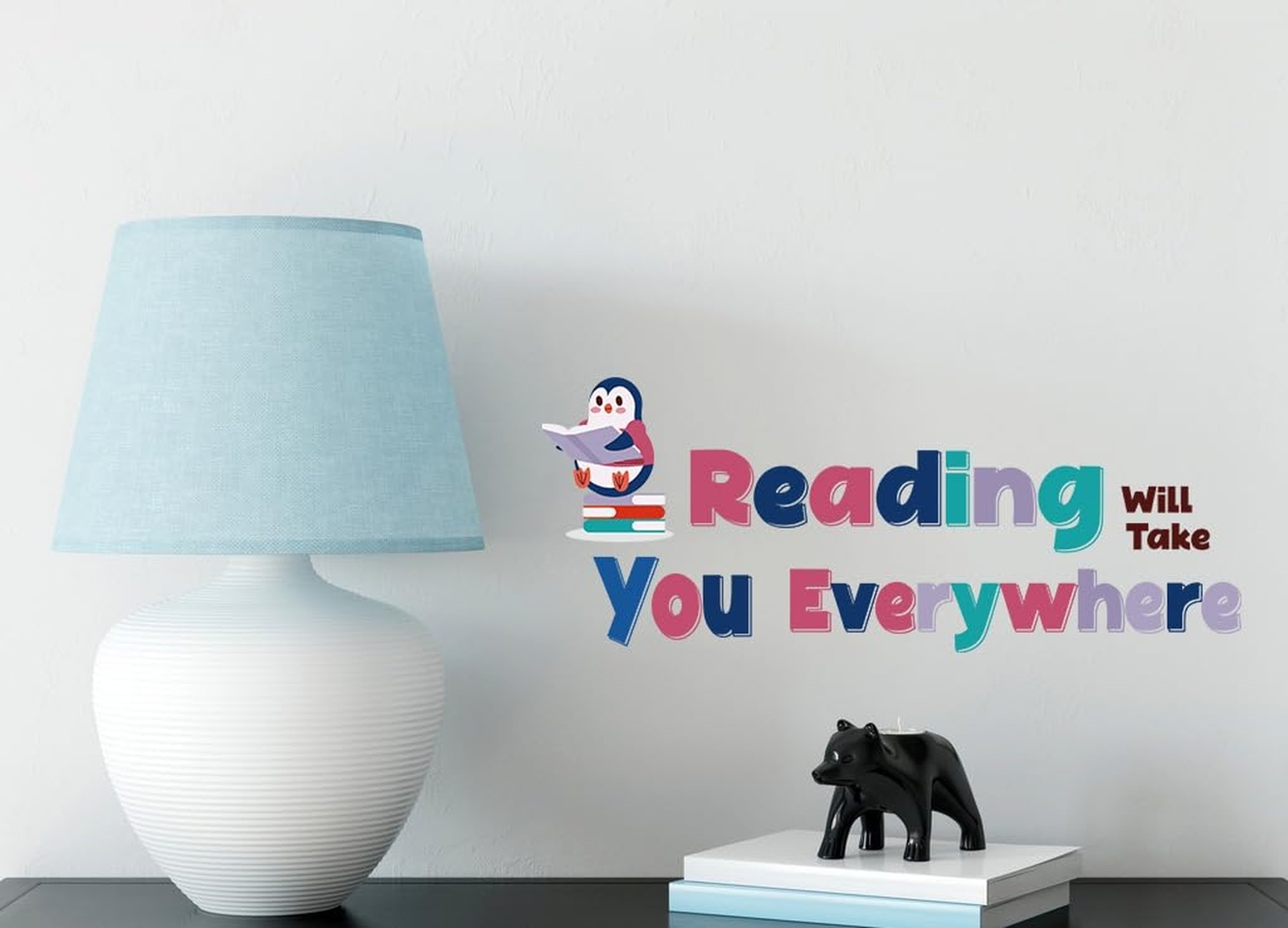 Reading Will Take You Everywhere Motivational Quotes Wall Decals, Reading The…