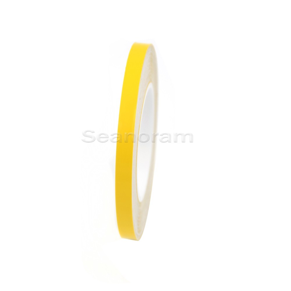 1/6" 4mm Yellow DIY Home Shop Pinstriping Pin Stripe Line Decal Vinyl Sticker