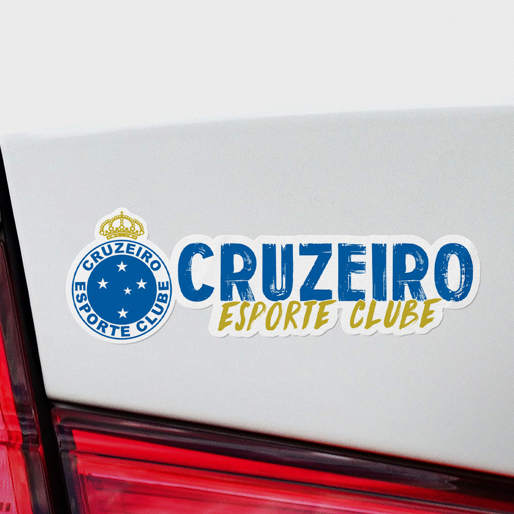 4 Pack – Cruzeiro Brazil Vinyl Sticker Decal Adesivo Esporte Clube Soccer Raposa