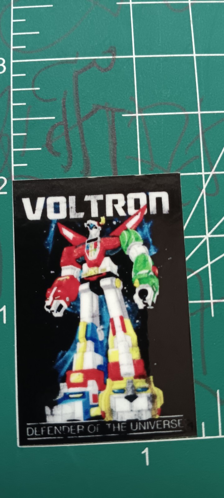 VOLTRON DIE-CUT VYNIL STICKER 2X2