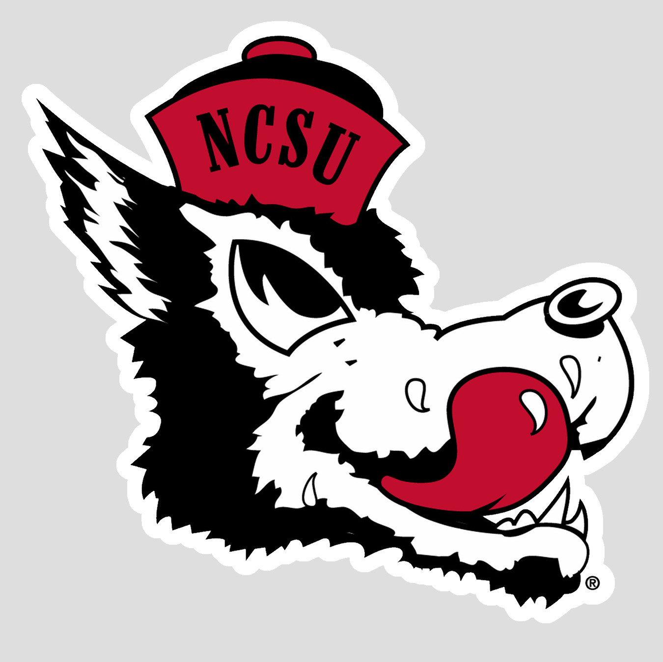North Carolina State Red White College Weather Resistant Vinyl Sticker/Decal 18