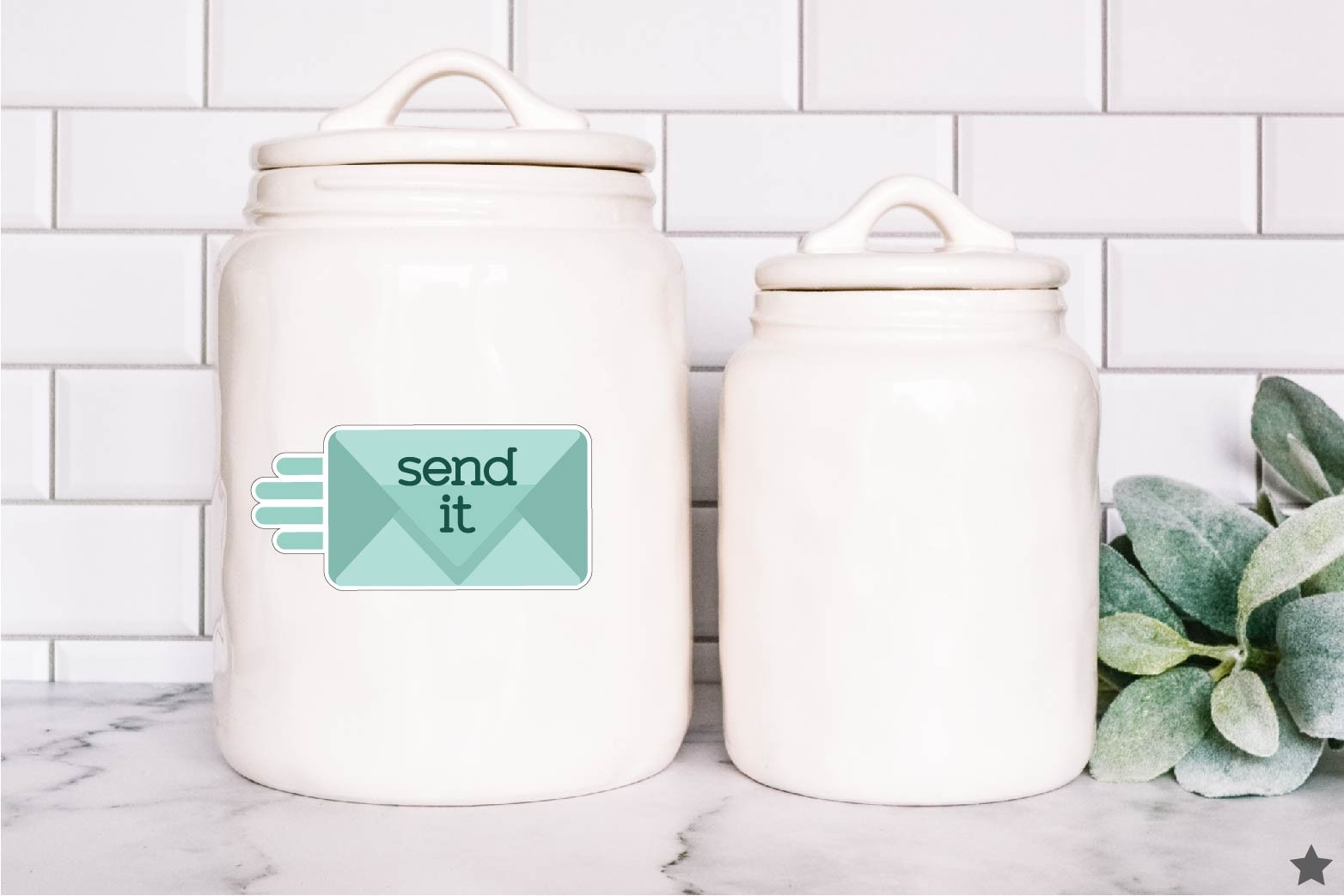 Send It Decal Sticker Envelope Email Text DM Post Comment Just Full Sent Social