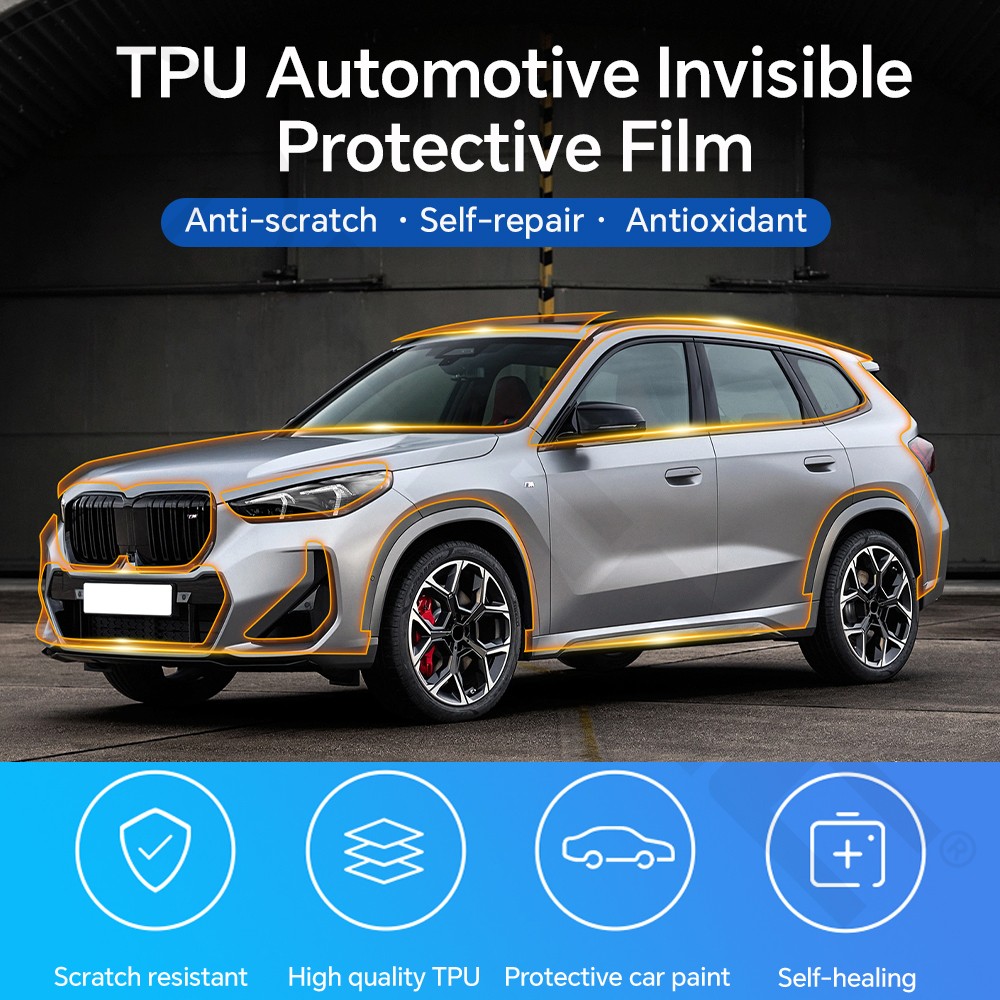 BMW X1 U11 M-Sport 2023-UP Full Car Precut Paint Protection Film Clear Bra PPF