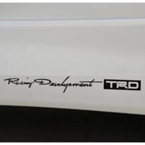 TRD Aftermarket Sticker Black shaw for TOYOTA 08231-SP170