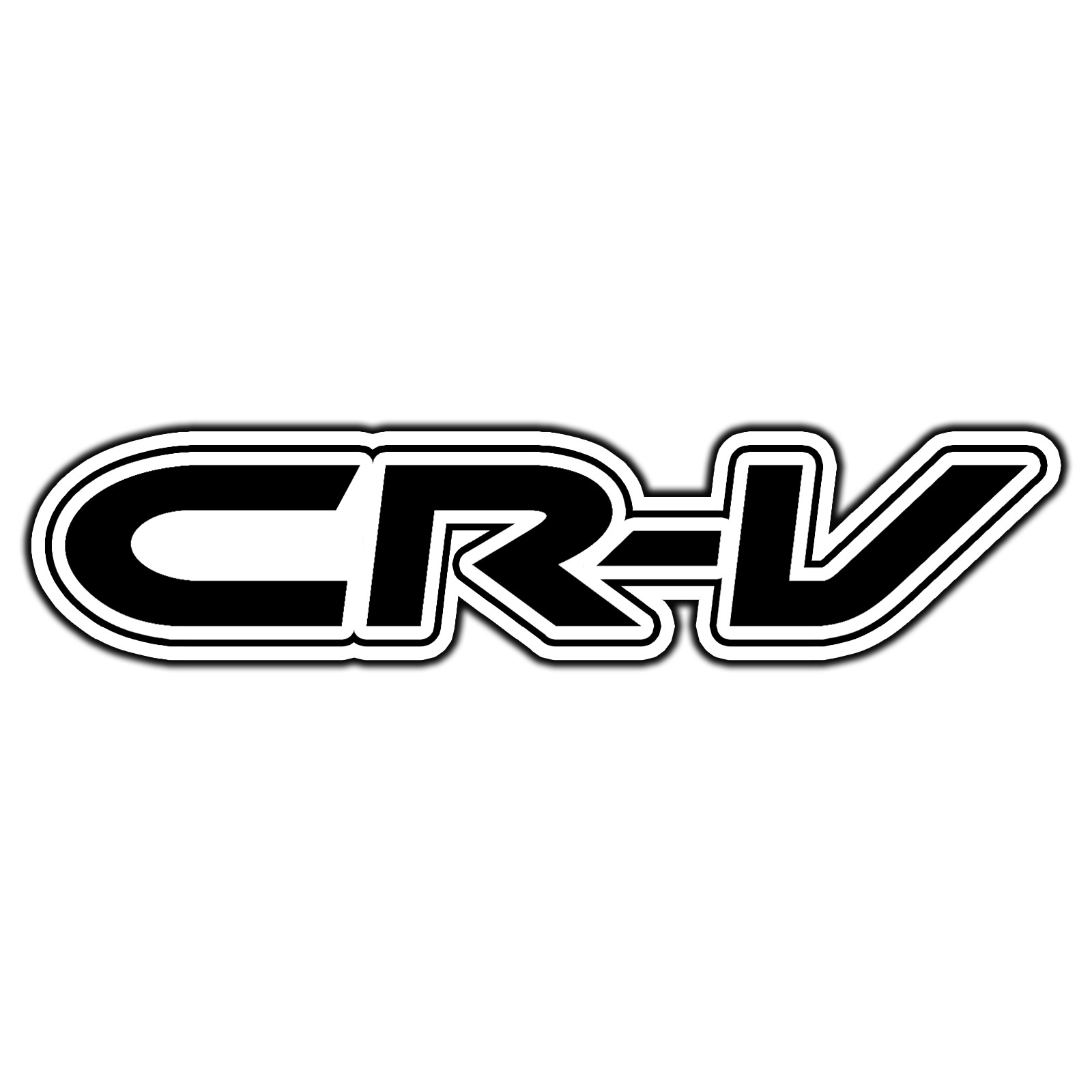 Honda CR-V Script Logo #1 Sticker Waterproof Vinyl Decal Die-Cut Laptop Car