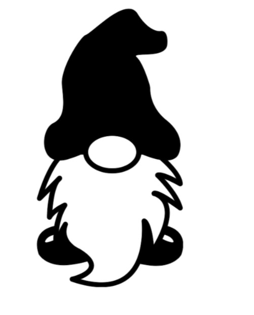 Cute Gnome Vinyl Decal Sticker Car Truck Window Laptop Water Bottle