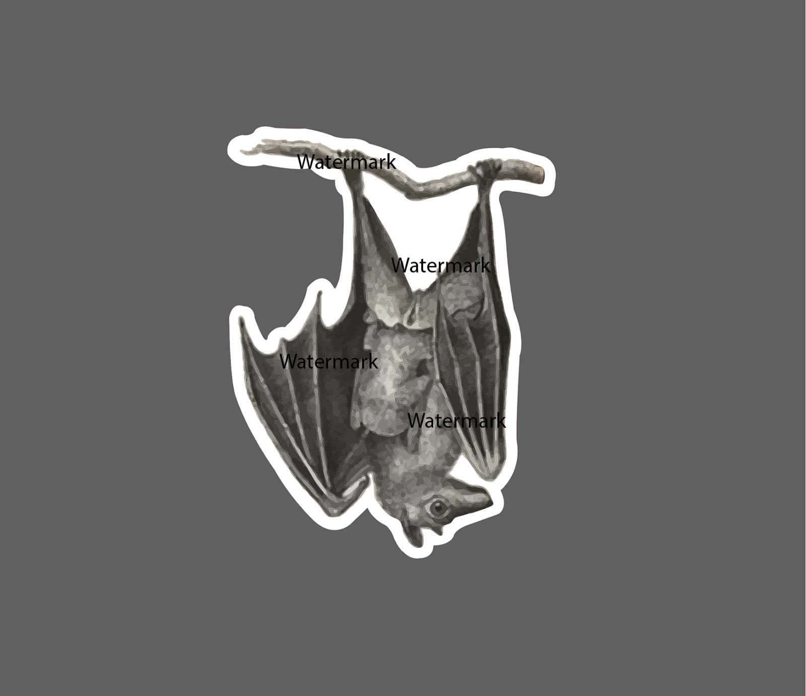 Bat Sticker Chilling Hanging In Cave NEW – Buy Any 4 For $1.75 EACH Storewide!