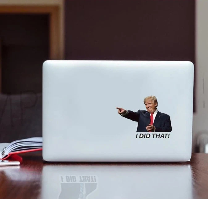100x Trump I Did That Stickers – Waterproof Vinyl Decal Pack