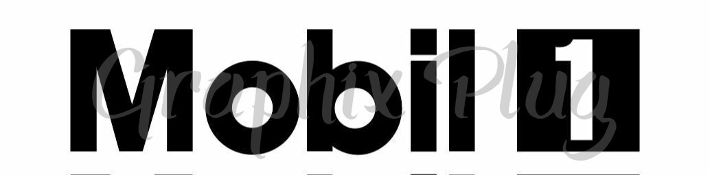 Mobil 1 Decal Sticker 5.5" 7.5" 11" Oil Synthetic 5w20 5w30 0w20 10w30 Filter
