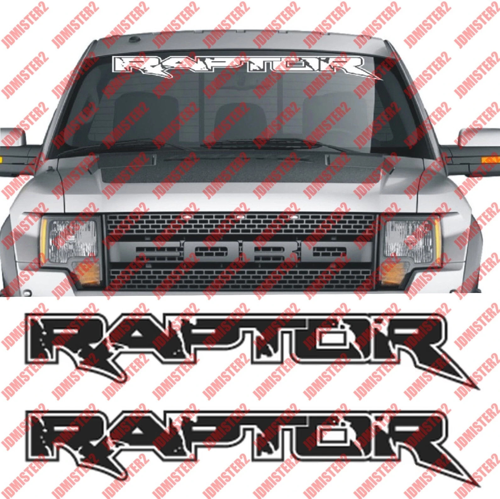 Raptor Decal Raptor Window Windshield Sticker Die Cut Vinyl Sticker