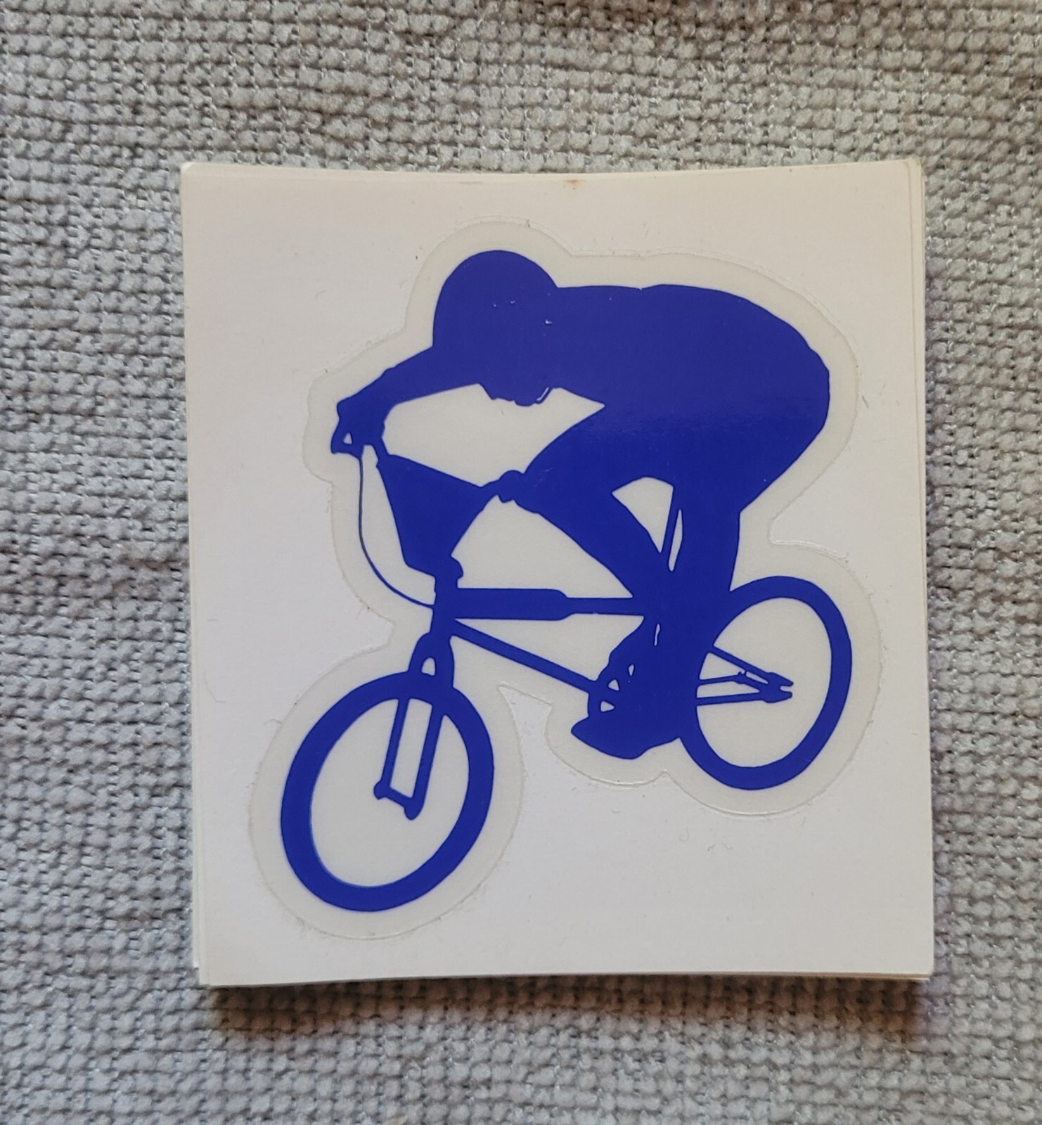 BMX Bicycle and Rider Toolbox Wall Helmet Sticker Vintage NOS Free Shipping