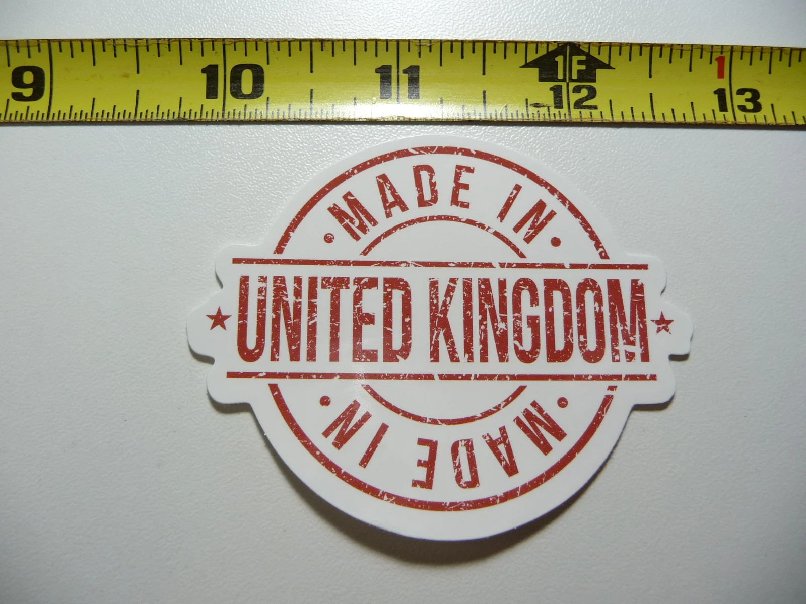 MADE IN UNITED KINGDOM SMALL STICKER DECAL TRAVEL REPRODUCTION RETRO