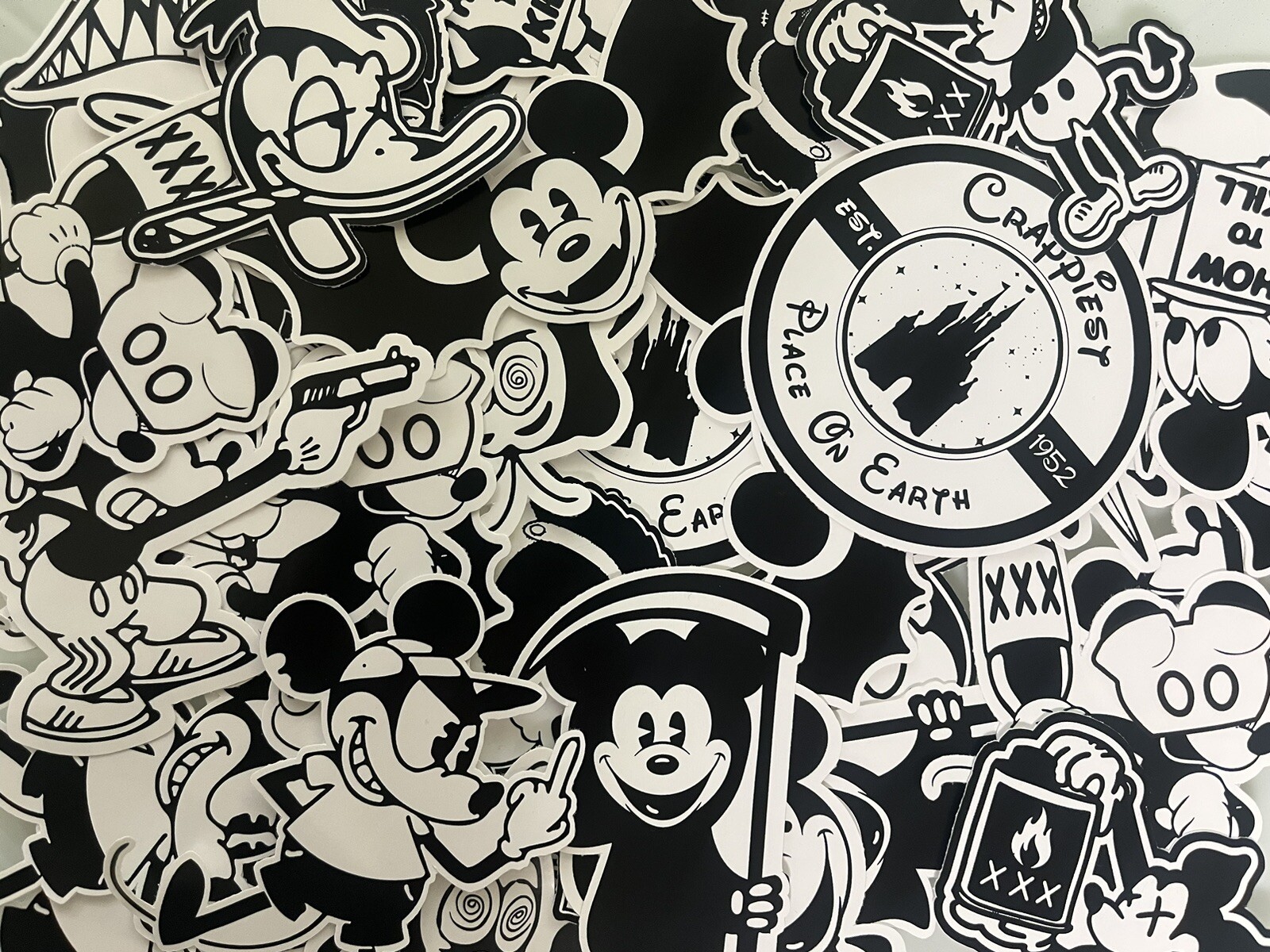 Mickey Mouse Sticker Pack – Punk Rock Heavy Metal