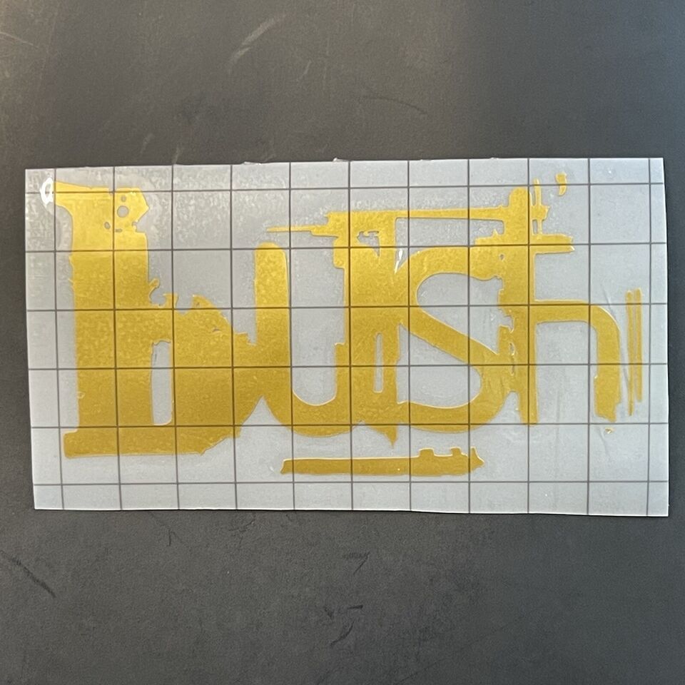 Bush Car Decal Vinyl Band Logo Glossy Bumper Sticker Alternative Rock Grunge