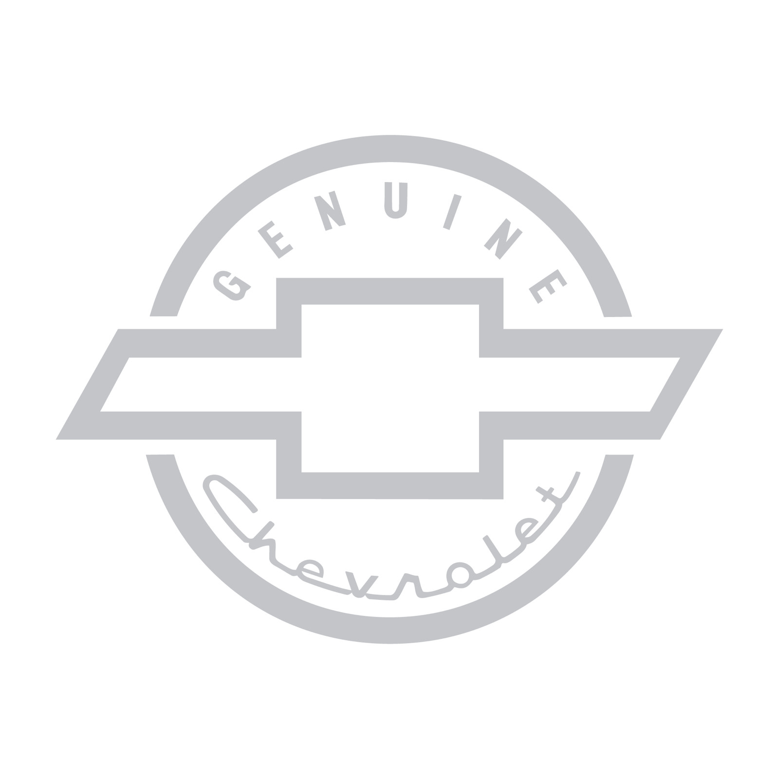 Chevy Chevrolet Genuine Circle Logo die cut decal Made in USA 6+yr