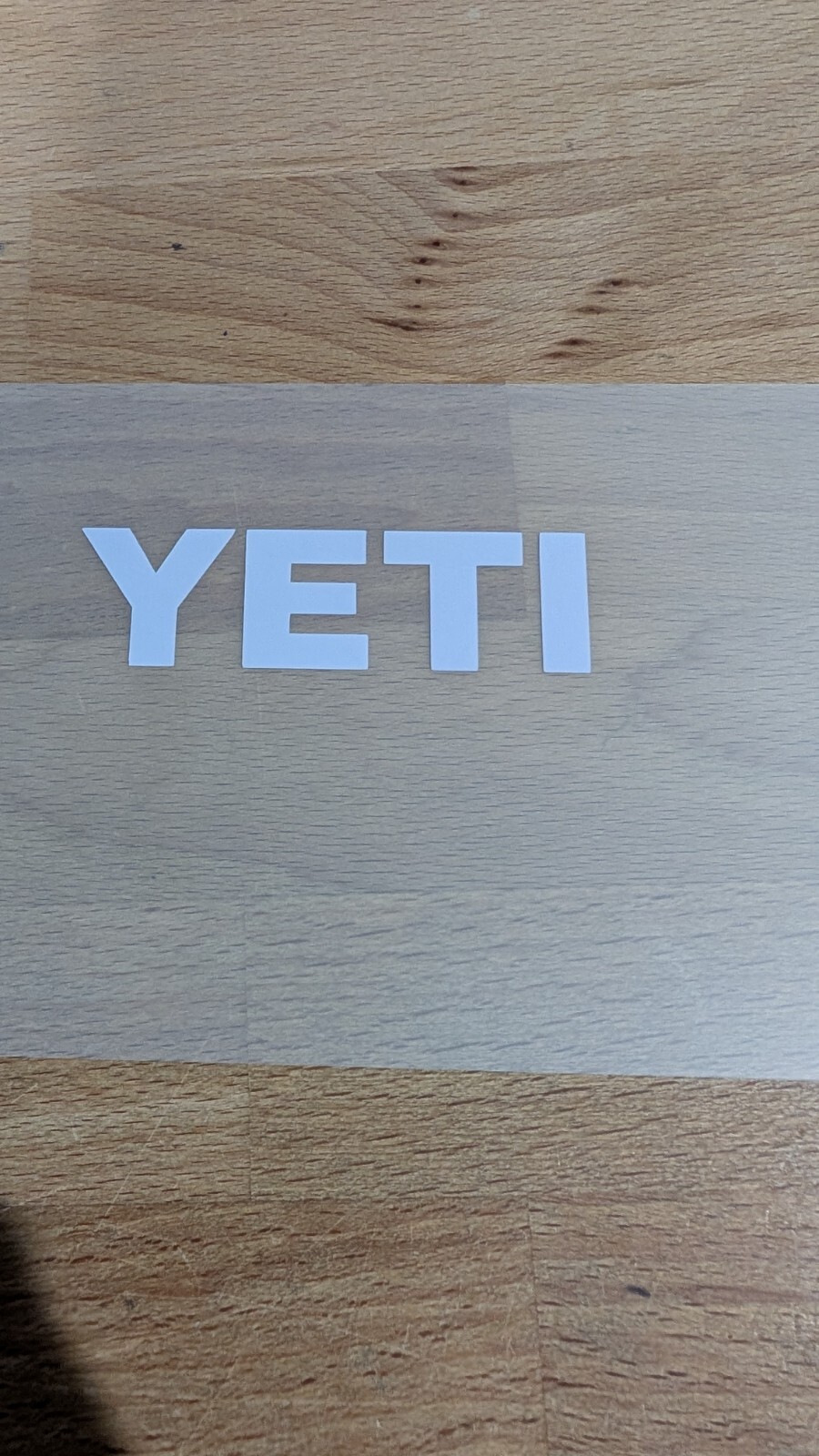 YETI vinyl decal