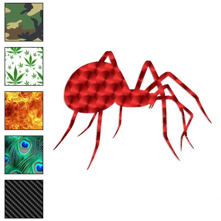 Spider Black Widow, Vinyl Decal Sticker, 40 Patterns & 3 Sizes, #1011